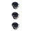 3Pièces Mini Noire Durable Son Fort Accessoires 7