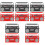 10Pièces Mini Radios Plastique Colorées Décor Maison Miniature Durable 2