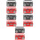 10Pièces Mini Radios Plastique Colorées Décor Maison Miniature Durable 6
