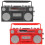 10Pièces Mini Radios Plastique Colorées Décor Maison Miniature Durable 10