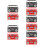 10Pièces Mini Radios Plastique Colorées Décor Maison Miniature Durable 9
