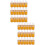 50Pièces Flacons Subpackaging Orange En Verre Compte- 3