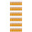 50Pièces Flacons Subpackaging Orange En Verre Compte- 5