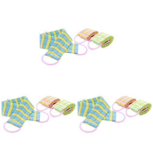 3Pièces Serviettes De Bain Longues Colorées Pour Nettoyage 1