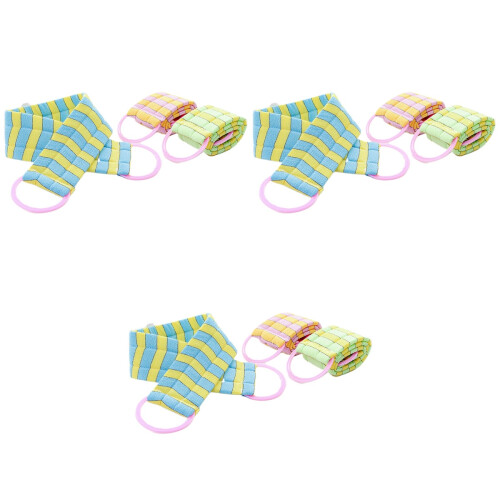 3Pièces Serviettes De Bain Longues Colorées Pour Nettoyage 2