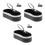 3Pièces Support Double Boissons Plastique Noir Pour Siège Arrière 7