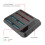 4 in 1 Charging Dock with Indicator Controller Magnetic Charging Station for NS2 Black 3