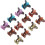 144Pièces Clips Plastique Durable Femme 8