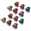 144Pièces Clips Plastique Durable Femme 11