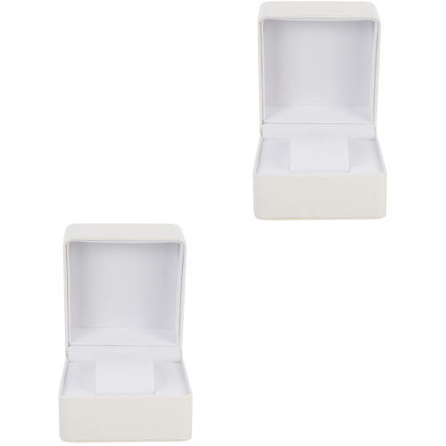 2Pièces Étui Rangement En PU Et Flanelle 2