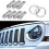 9 Pezzi Front Grille Mesh Trim +  Light Cover Trim Bezels per   2011-2017 2