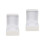 2Pièces Étui Rangement En PU Et Flanelle 4