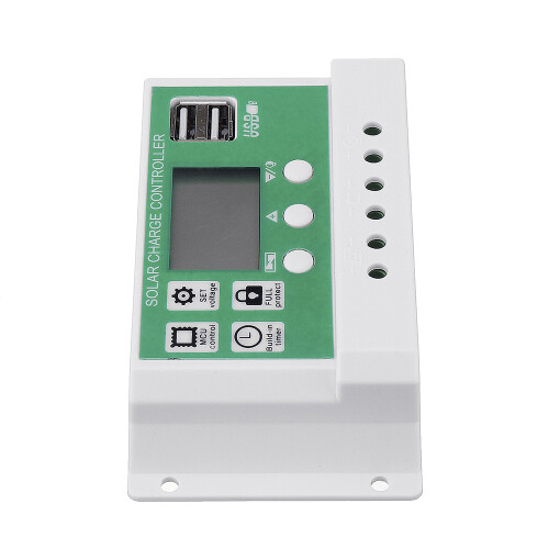 12V/24V 10A/20A/30A Dual USB - uitgang Lithiumbatterij PWM Zonnecontroller LCD - display Straatlampcontroller Ingebouwde industriële microcontroller 2