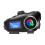 Q58-Max Motorcycle Helmet Intercom  Headset MP3 Music Sharing 2 People 500M Intercom(Hard Wire) 1