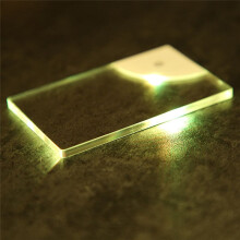 LED Blank Acrylic Glowing Business Card Light Transparent Name Tag Board DIY Gift for Husband Boyfriends Dady Gift