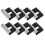 16Pièces Crochets Acier 304 Inox Durable Supports Mural Argent 10
