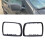 51168254903 Car Black Rearview Mirror Cover Shell Side Mirror Frame Replacement For- E53 X5 2000-2006 Left 2
