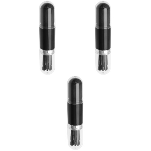 3Pièces Kit Noir Double Tête Facile À Transporter 1