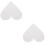 2Pièces Support Gâteau Mousse Cœur Réutilisable Déco DIY 5