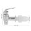 5Pièces Robinet Plastic Argent Robuste Pour Distributeur De Boissons 2