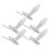 5Pièces Robinet Plastic Argent Robuste Pour Distributeur De Boissons 6