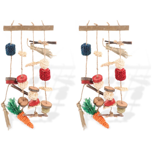 2Pièces Mordeurs Hamster Multicolores Pour Rongeurs 1