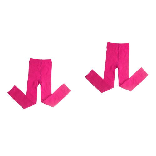 2Pièces Collants Rose Matériau Épais & Élastique Hiver 2