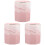 3Pièces Porte-Makeup Rose Pour Rangement Pinceaux Bureau 2