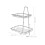 3Pièces Porte- Double Usage Vis Lavabo Douche Argenté 2
