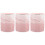 3Pièces Porte-Makeup Rose Pour Rangement Pinceaux Bureau 4