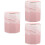 3Pièces Porte-Makeup Rose Pour Rangement Pinceaux Bureau 6