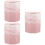 3Pièces Porte-Makeup Rose Pour Rangement Pinceaux Bureau 7