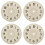 4Pièces Plaque Fer Pour Remplacement DIY Élégant 4