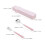 1Ensemble Couverts Enfant Rosé Réutilisables Avec Étui Portable 2