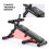 Verstelbare Sit - up Bank AB Plat Hellend Afdalend Buikspiertraining Crunch 10
