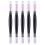 15Pièces Ongles Double Tête Pierre 2