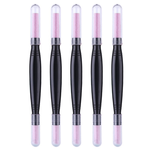 15Pièces Ongles Double Tête Pierre 1