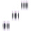 15Pièces Ongles Double Tête Pierre 5