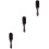 3Pièces Brosse Styling Poils Nylon Café Portable Idéal 4
