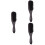 3Pièces Brosse Styling Poils Nylon Café Portable Idéal 5