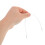 50St Elastische Bindband Met Metaal Wit Voor Knutselen & Masker 7
