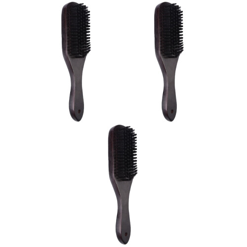 3Pièces Brosse Styling Poils Nylon Café Portable Idéal 2