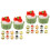 24Pièces Petits Gâteaux Artificiels Décors Assortis Résine Durable 3