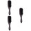 3Pièces Brosse Styling Poils Nylon Café Portable Idéal 6