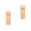 2Pièces -Linge Manuel Bois Bambou Beige Usage Maison 5