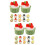 24Pièces Petits Gâteaux Artificiels Décors Assortis Résine Durable 6