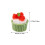 24Pièces Petits Gâteaux Artificiels Décors Assortis Résine Durable 7
