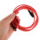 Rood Coiled 5-Pin Keyboard Kabel Voor Studio Opname 7