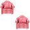 2Ensembles Sofa Décoratif Pour Hamster Rongeur 5