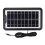 Solarstrompanel-Generator LED-Licht USB-Ladegerät Heim- und Außenbeleuchtungssystem 5